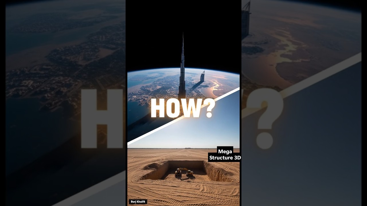 Burj Khalifa Explained in 60 Seconds 🚀