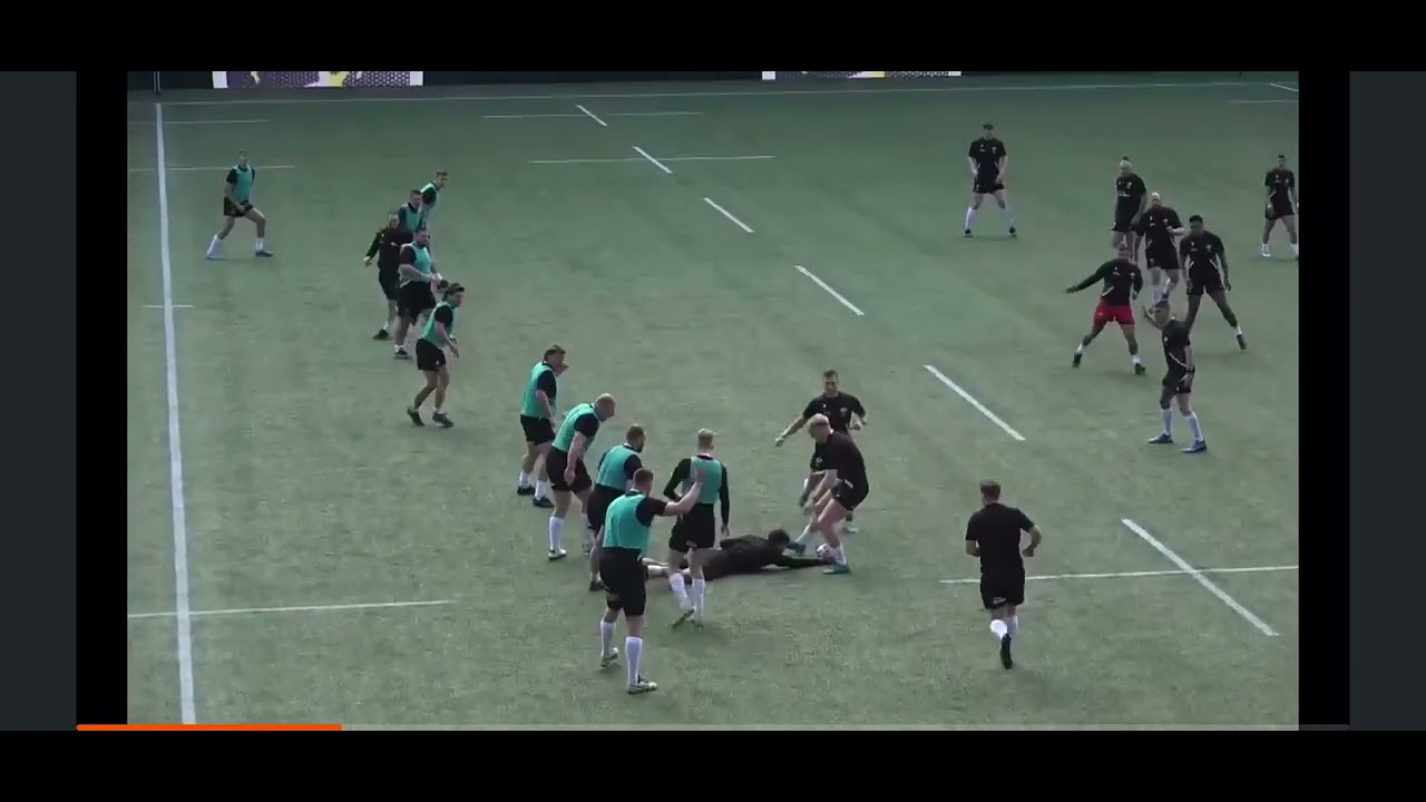 Conditioned Game - Defence Focus #rugby #coachdevelopment