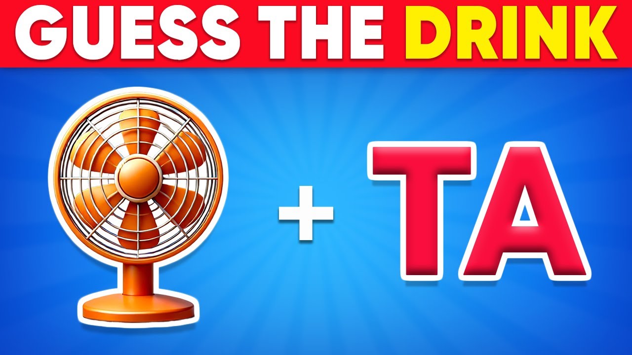 Can You Guess The DRINK By Emoji? 🍹🥤 Emoji Quiz