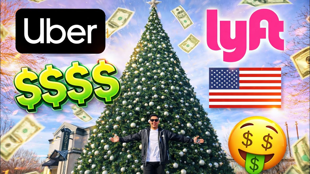 الفلوس دي حقيقية؟ مش هتصدق عملت كام من يوم Uber في أمريكا🇺🇸 💰💸😳