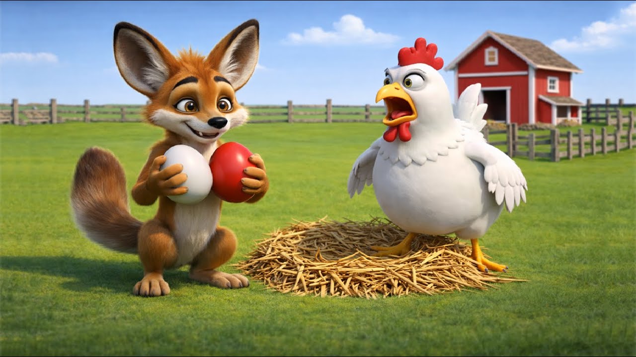 Mother Hen Cried 😢 | A Mother’s Love Is the Greatest | Kids Moral Story | Kids Cartoon 🐔🐣🦊