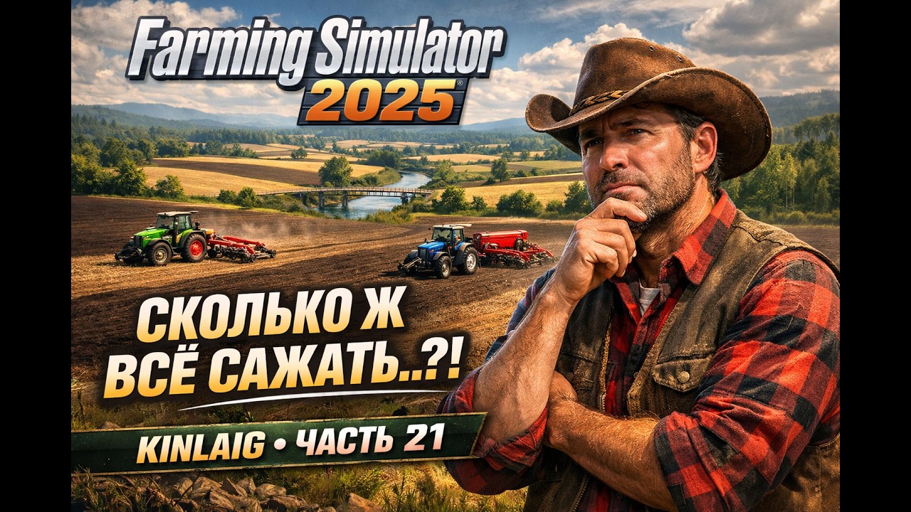 ПОЛЕЙ МНОГО — ЧТО САЖАТЬ?! Массовая обработка и выбор культур Farming Simulator 2025 KINLAIG #21