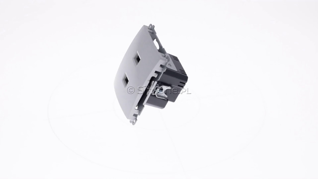 BMC2USB.01/11 • Podwójna ładowarka USB Biały Simon Basic