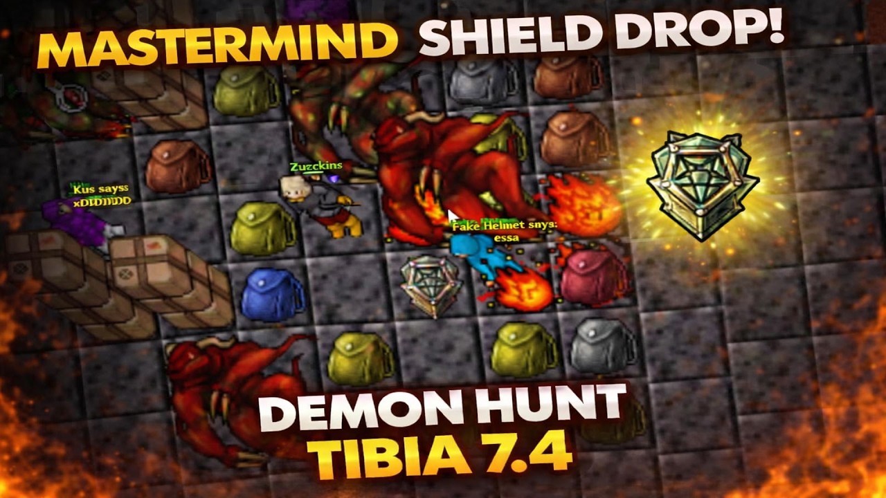 PRZEDMIOT WARTY 500 ZŁ SPADŁ NAM Z DEMONA! - TIBIA 7.4 - TIBIANTIS