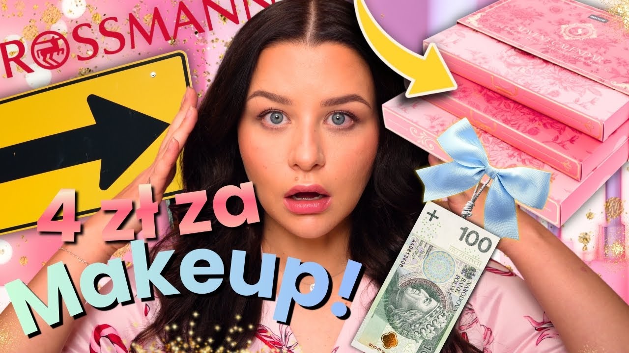 Testowałam kosmetyki z NAJTAŃSZEGO kalendarza z Rossmanna! Jakość szokuję - 4 zł za makeup! Dusia