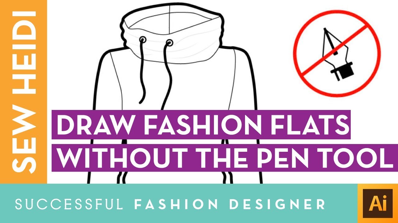 Sketch Fashion Flats in Illustrator (Without the Pen Tool)
