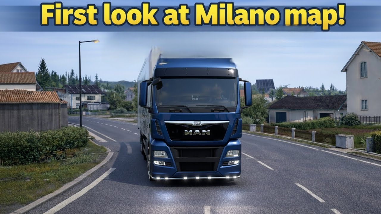FIRST LOOK at the Milano Map in Truckers of Europe 3 (v0.76) 