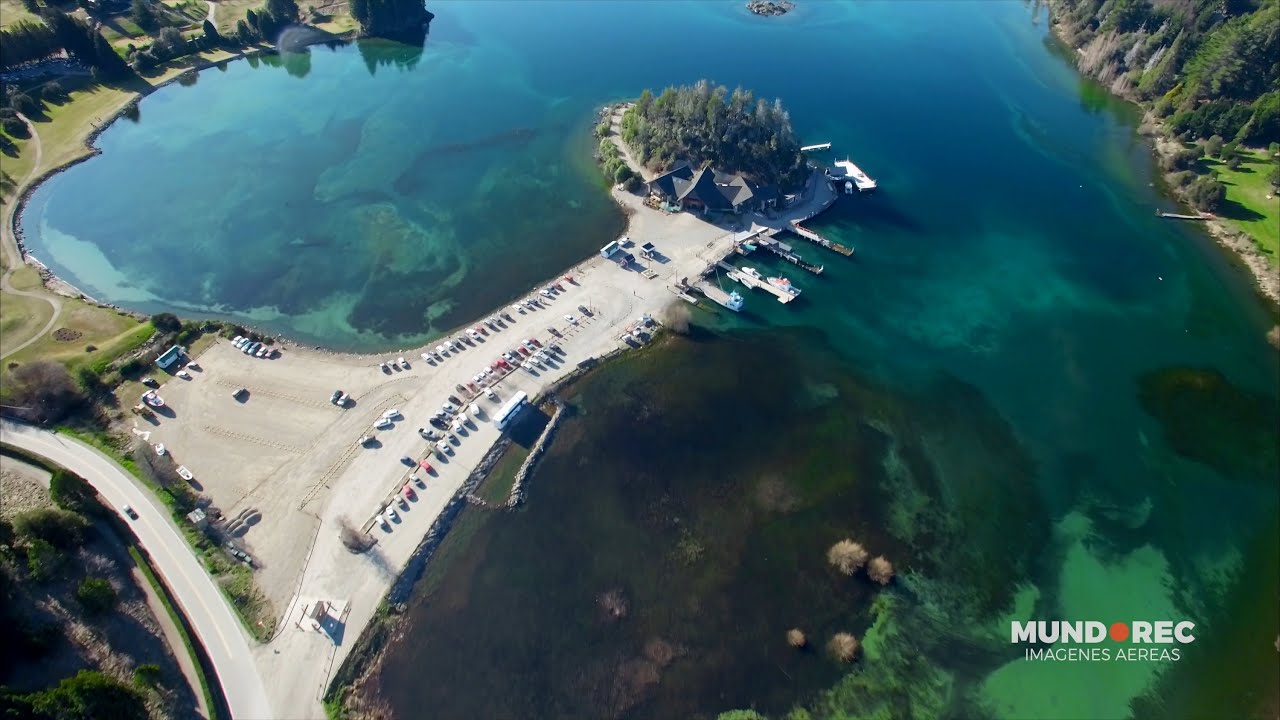 Bariloche, Patagonia, Argentina desde un Drone en 4K