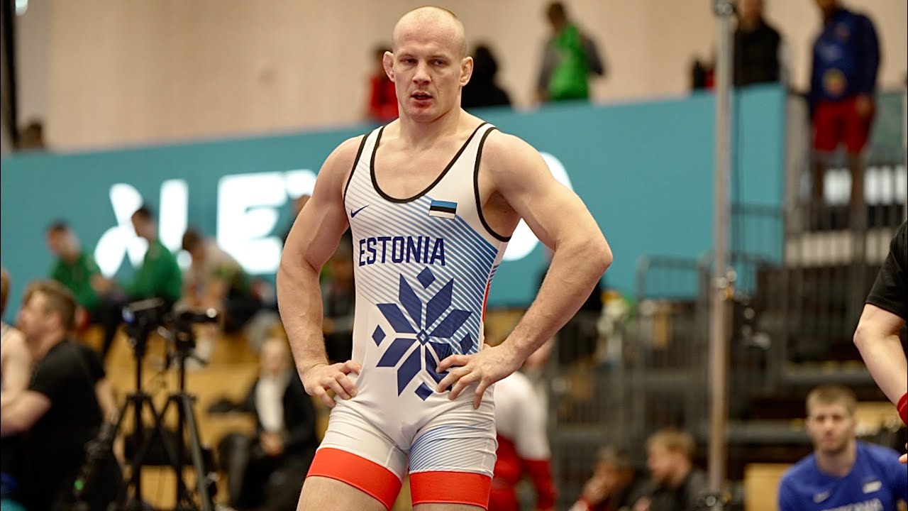 Raido Liitmäe (EST) vs Adam Gardziola (POL) 87kg. Greco-roman men wrestling tournament.