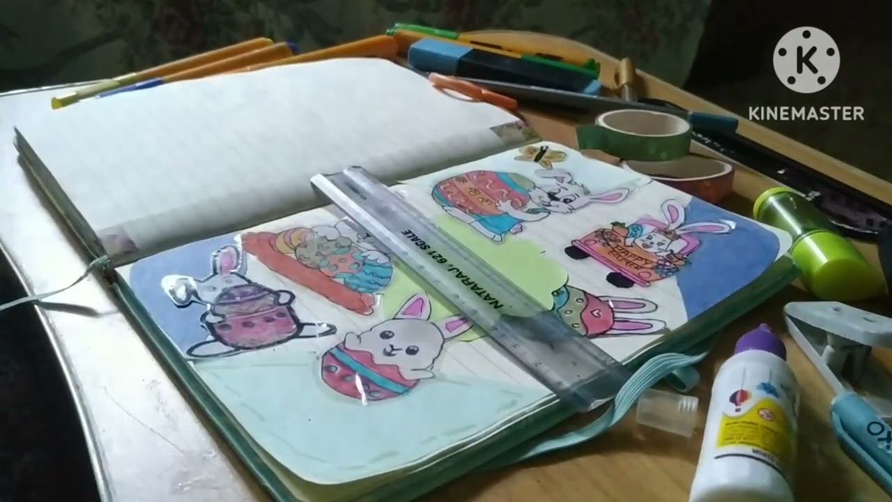 Easter day journal 😄 idea 💡./I hope u liked the video/Don't forgot to subscribe/Art's and Diys