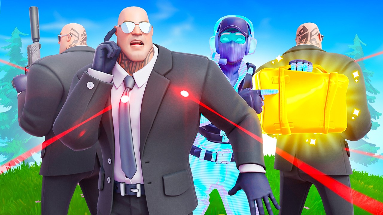 Zatrudniłem 3 ochroniarzy Fortnite, żeby otworzyli tę skrzynię.