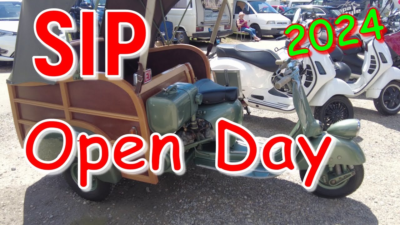 Ape Tour zum SIP Open Day in Landsberg - Vespa Lambretta