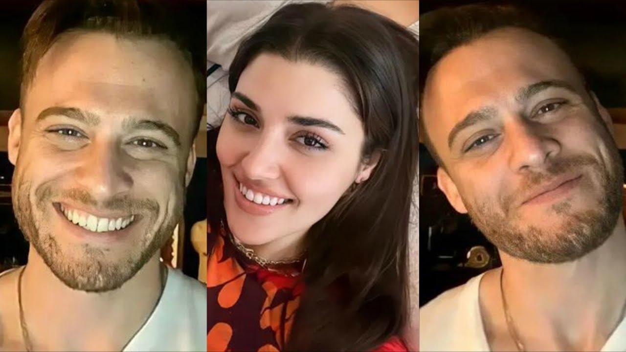 Uraz teasing Kerem Bursin. Kerem Bursin live with Uraz. Hande Ercel with Mavi. Signs of HanKer
