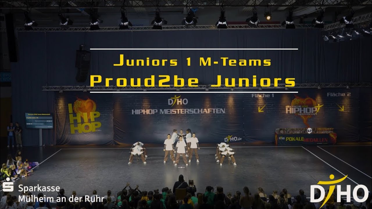 Proud2be Juniors- Tanzschule Wernecke | 3. Platz- Juniors 1 M-Teams M-Reihe HipHop