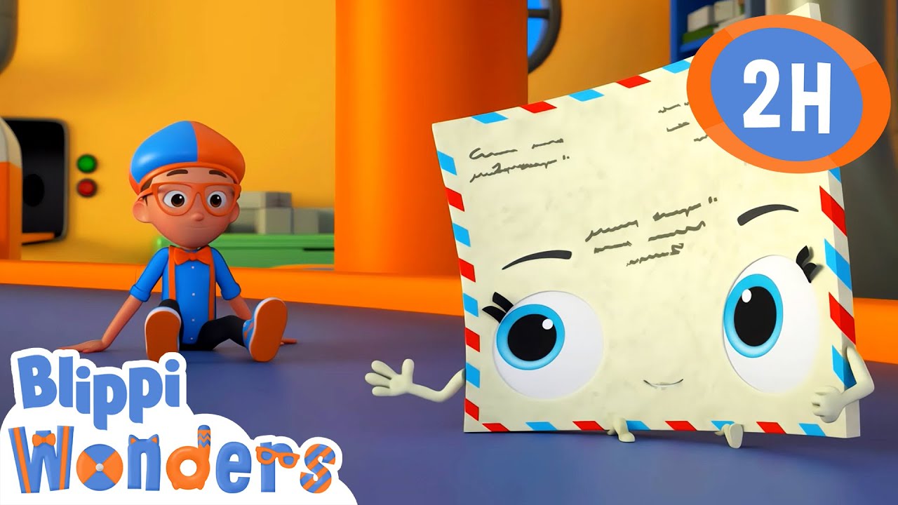 Mail | Blippi Wonders | Preschool Learning | Moonbug Tiny TV