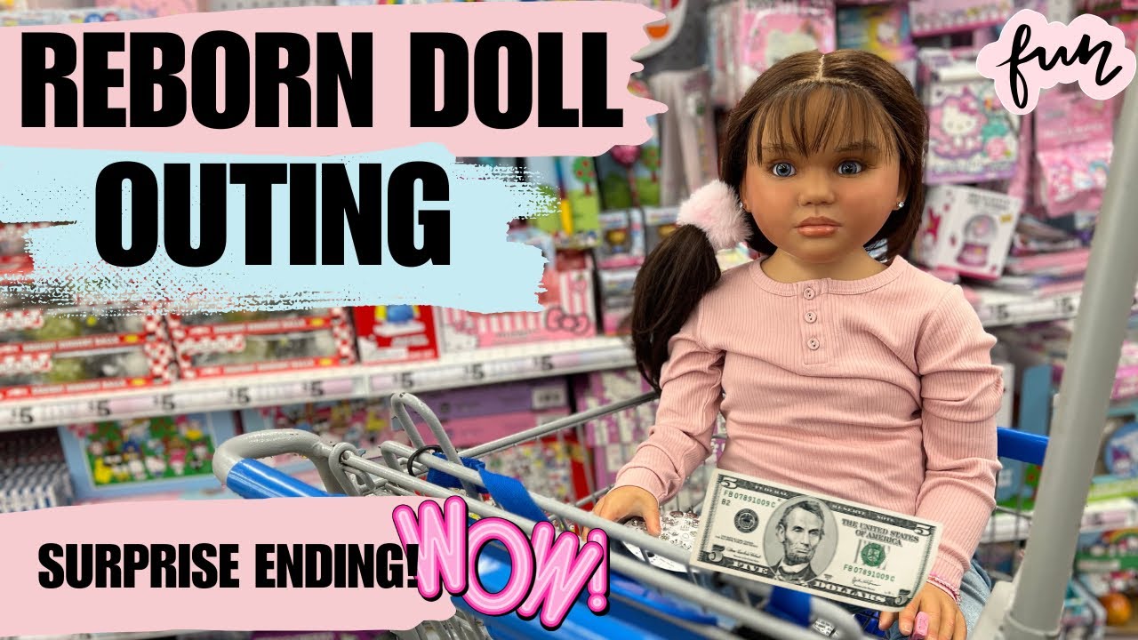 Reborn Doll Adelia Goes to Five Below 💵 🧩 😮 SURPRISE Ending!! 