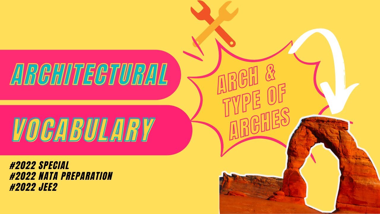 Architectural Vocabulary  | Part-2 | Arches & its type | NATA Online Coaching