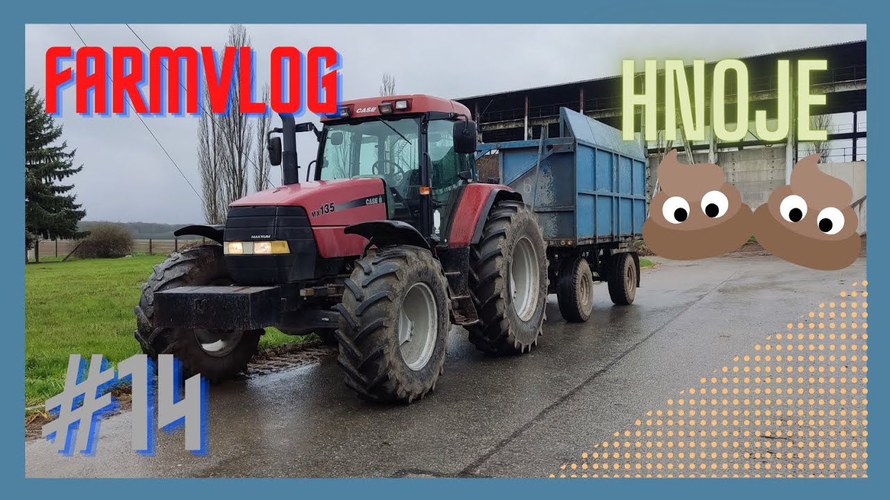 💩💩💩 Den o hovně/ Case MX 135 / FarmVlog#14 /Vývoz hnojů 💩💩💩