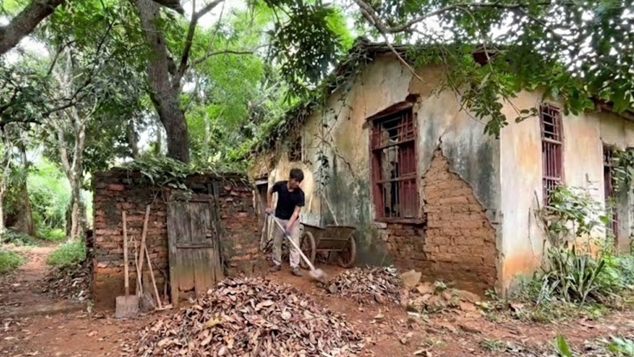 This Abandoned House Was About to Collapse – Full Restoration #2
