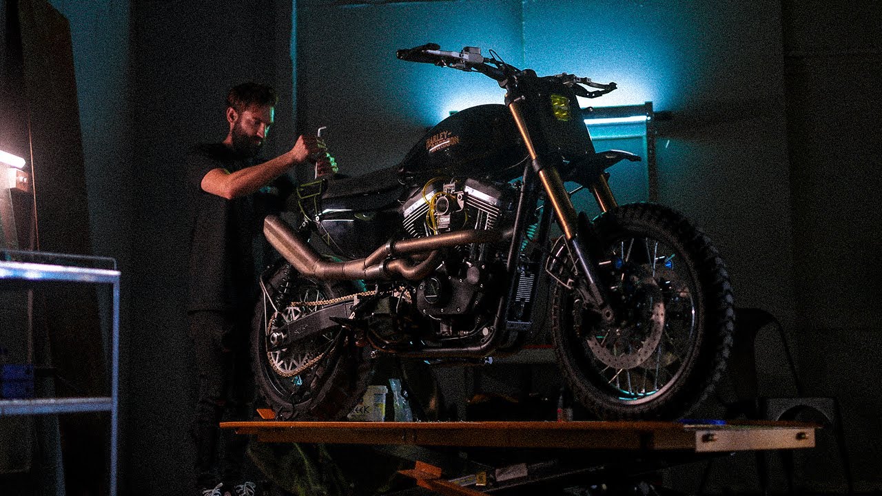 The Ultimate Harley Davidson Sportster | Bike Build (Time-lapse)