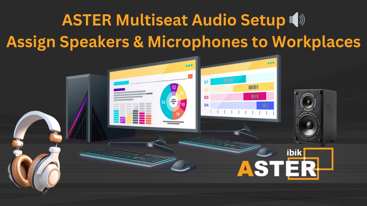 ASTER Multiseat Audio Setup 🔊 | Assign Speakers & Microphones to Workplaces