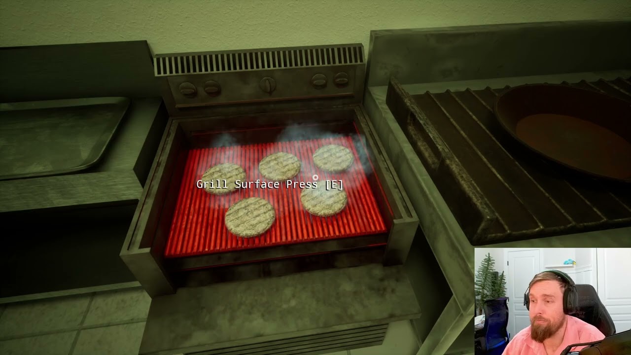 Burgers and psychopaths come together in this horror game - Late Hours Greasez's