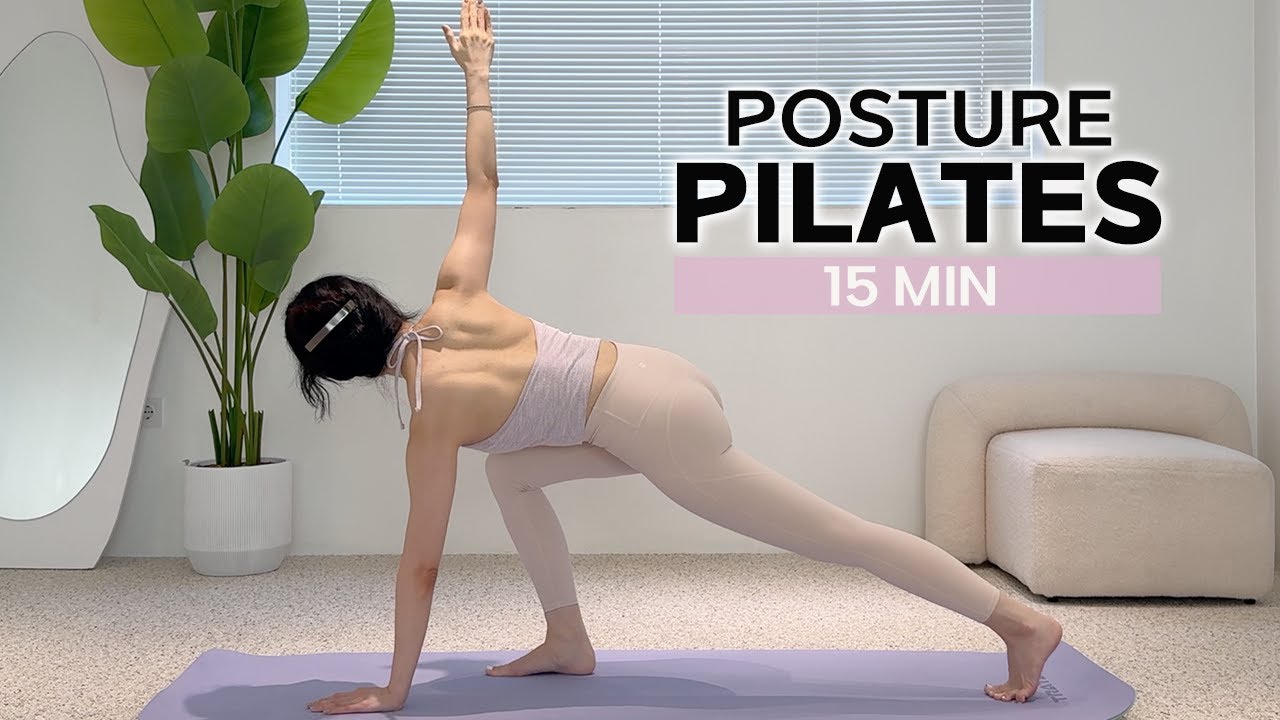 15 MIN FIX POSTURE PILATES WORKOUT – Fix Round Shoulders Fast and Create Long, Lean Lines