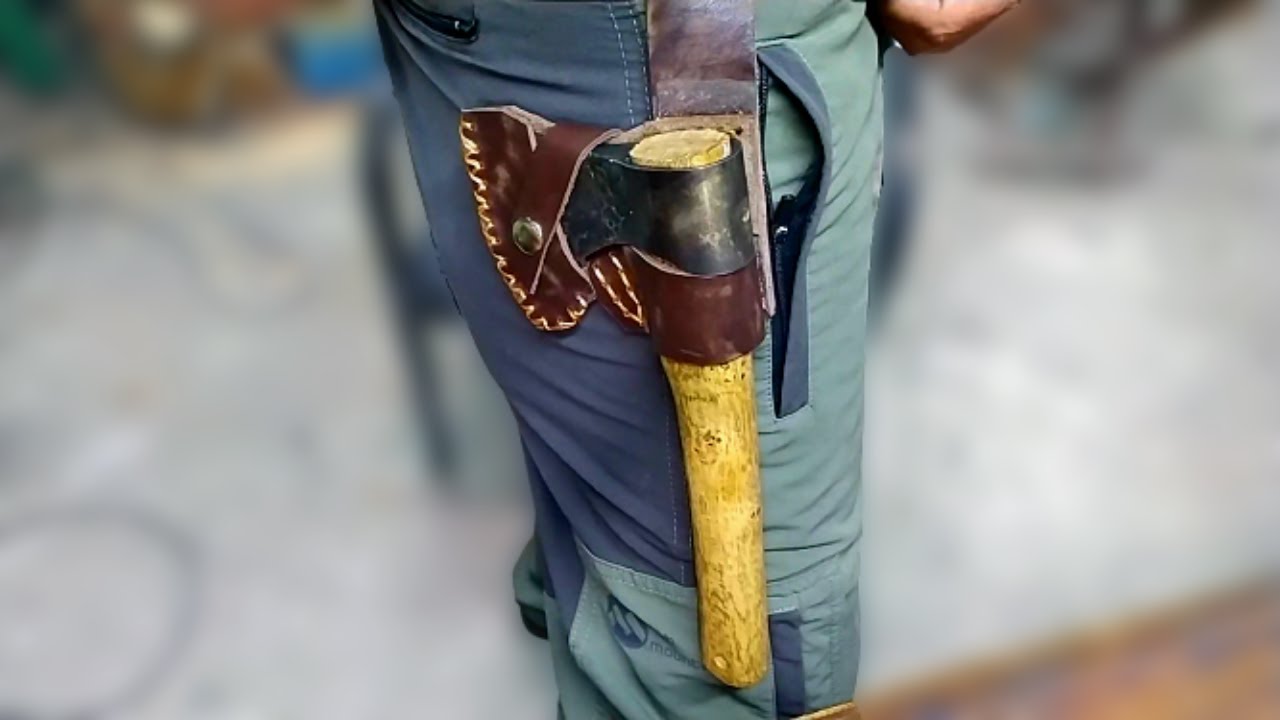NASIL BALTA KILIFI YAPILIR?!! MİNİ KAMP BALTASI KILIF YAPIMI!!!