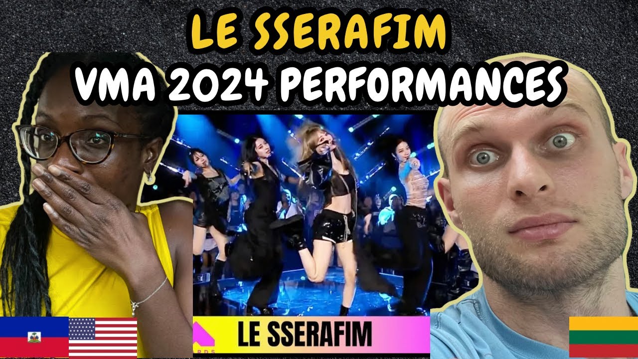 REACTION TO LE SSERAFIM (르세라핌) - Live Performance at MTV VMAs 2024 | FIRST TIME WATCHING