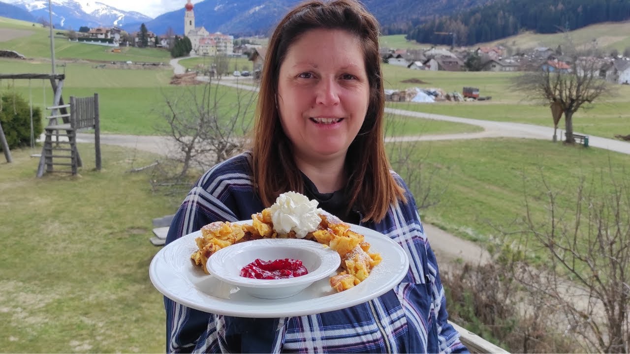 Frittata dolce tirolese con mele e pinoli - Il mio Kaiserschmarrn