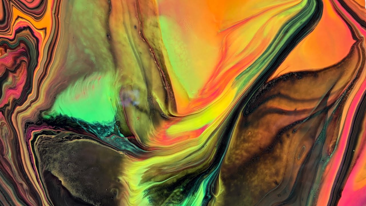1st January 2026 GoPro New Year Neon Pour Painting 