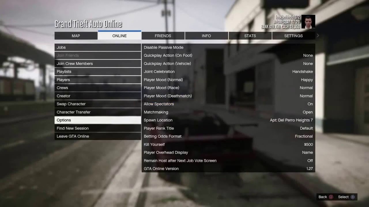How to turn off passive mode in gta 5 online