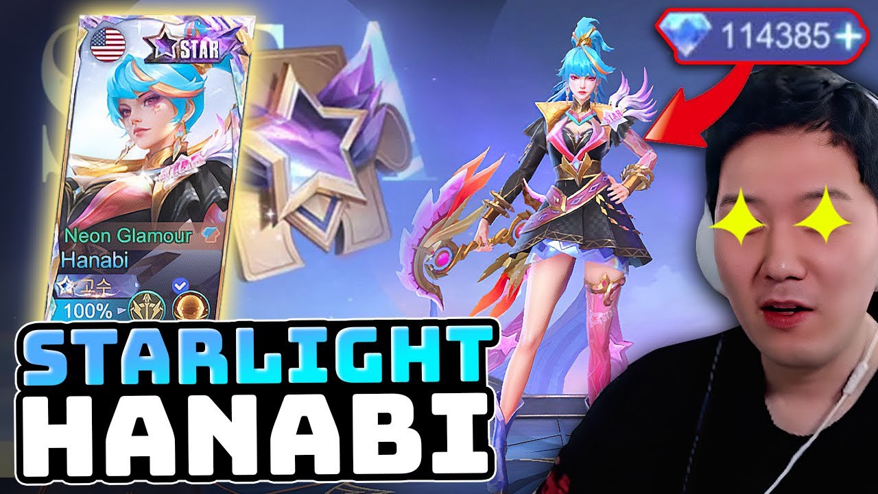 Finally! MLBB September Starlight Hanabi Skin !! + HANABI GAMEPLAY
