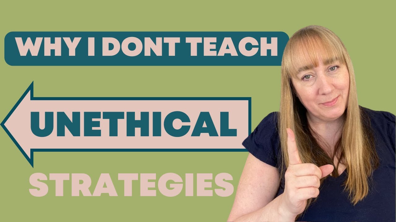 Why I only teach ethical marketing and sales strategies to my ELT/ESL Freelancer clients.