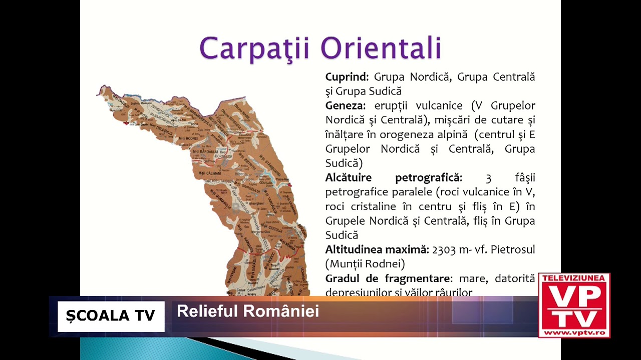 Geografie - Relieful României