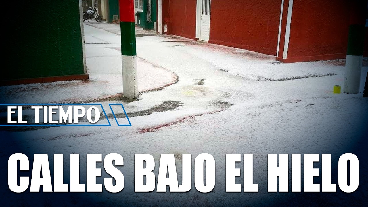 Fuerte granizada en Engativá deja calles cubiertas de hielo y comercios afectados | EL TIEMPO