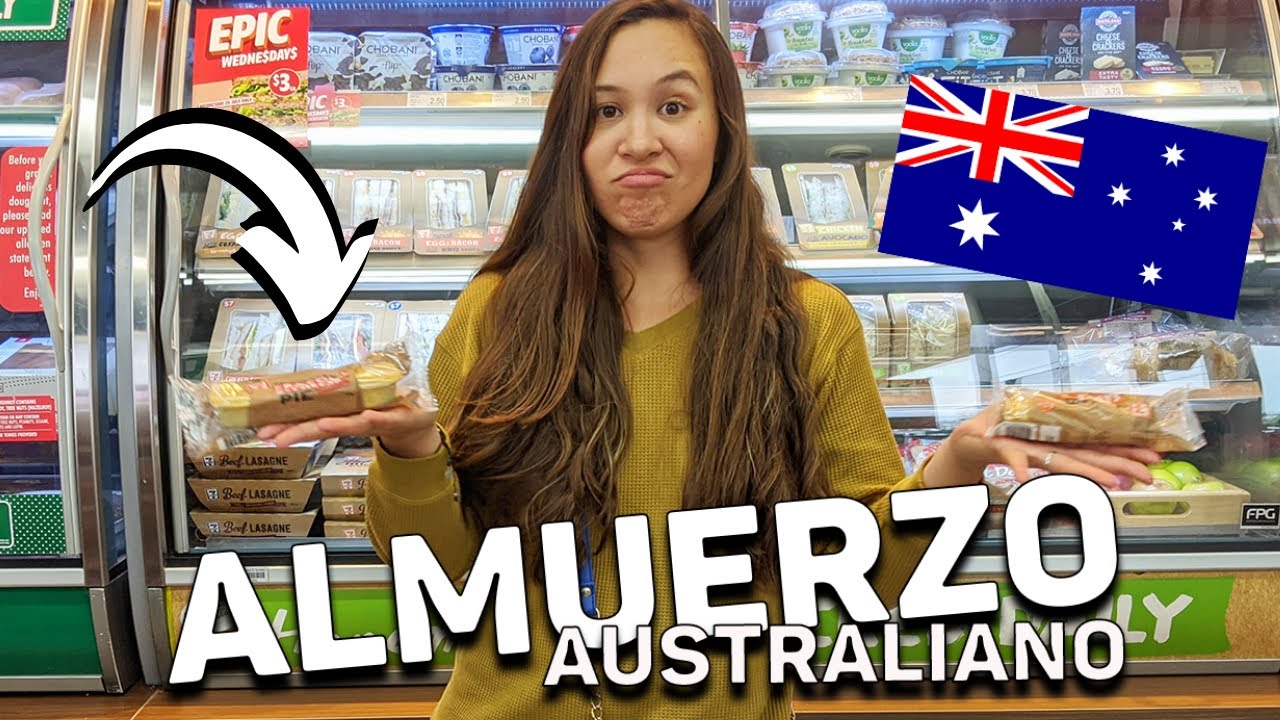 Esto es lo que COMEN LOS AUSTRALIANOS al Almuerzo 🇦🇺