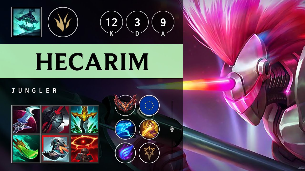 Hecarim Jungle vs Nunu & Willump - EUW Grandmaster Patch 25.09