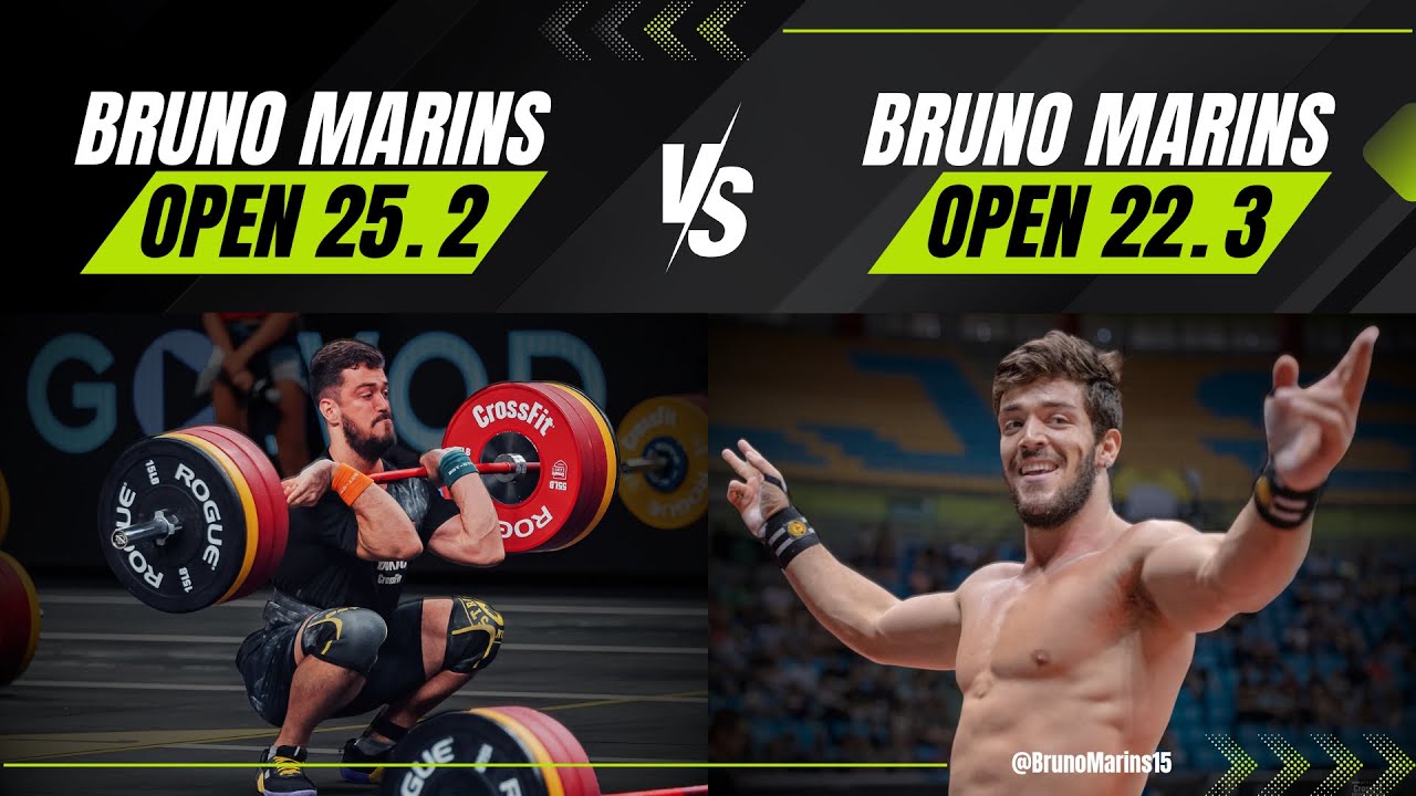 Bruno Marins - Open 25.2 x Open 22.3 - Full Workout