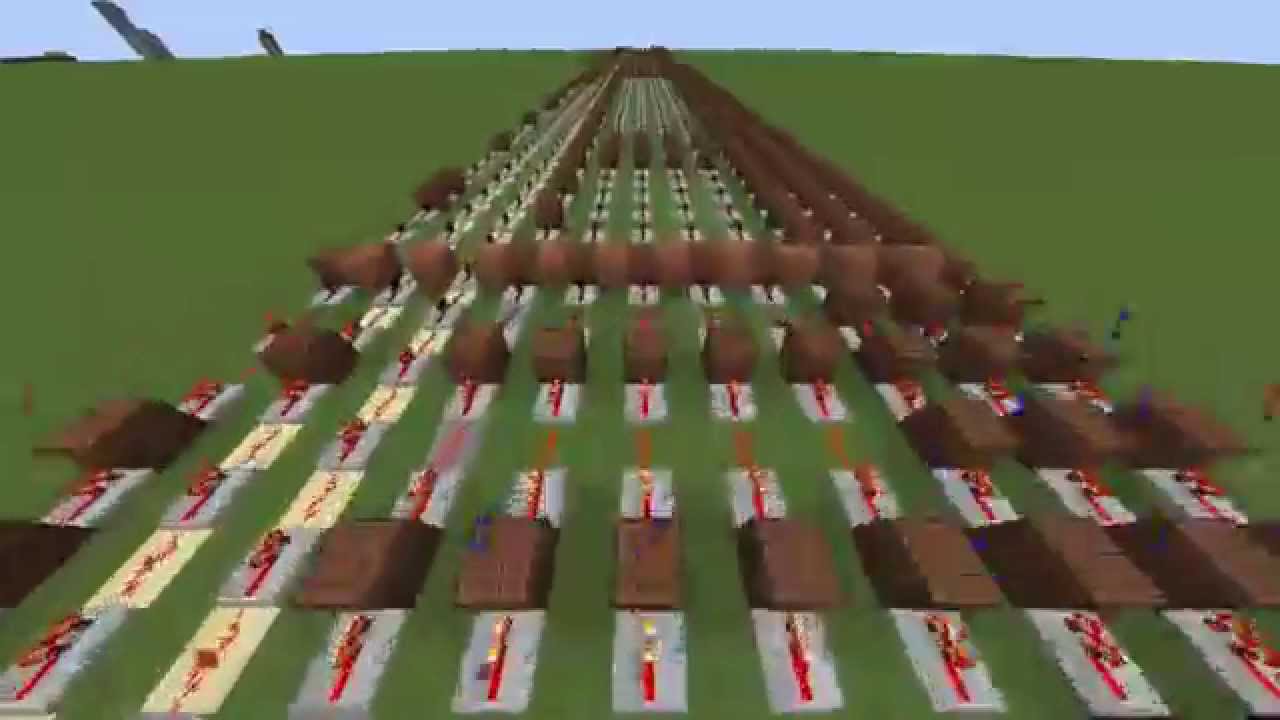 [Minecraft] [touhou] redstone music-少女绮想曲~Dream Battle