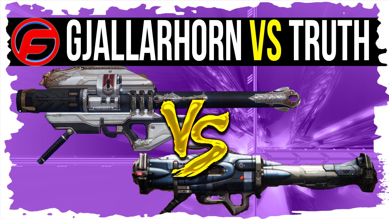GJALLARHORN vs TRUTH EXOTIC ROCKET LAUNCHER BATTLE What the BEST ROCKET LAUNCHER IN DESTINY