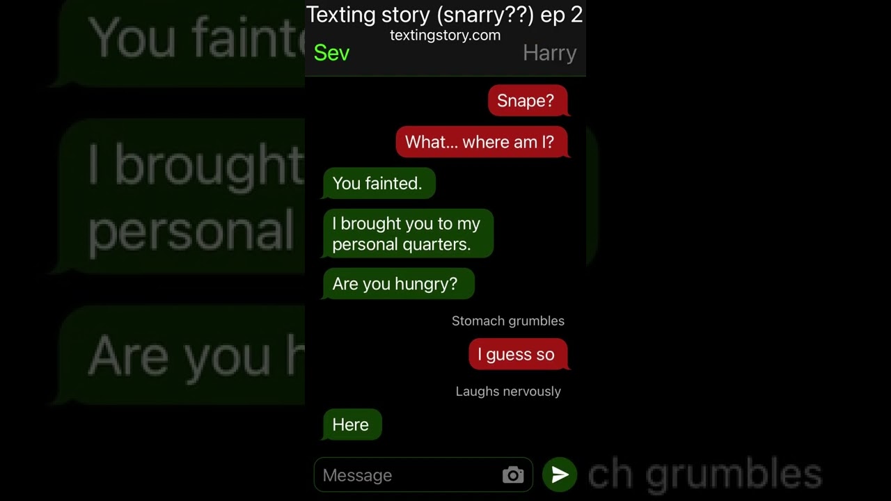 Texting story (snarry??) ep 3