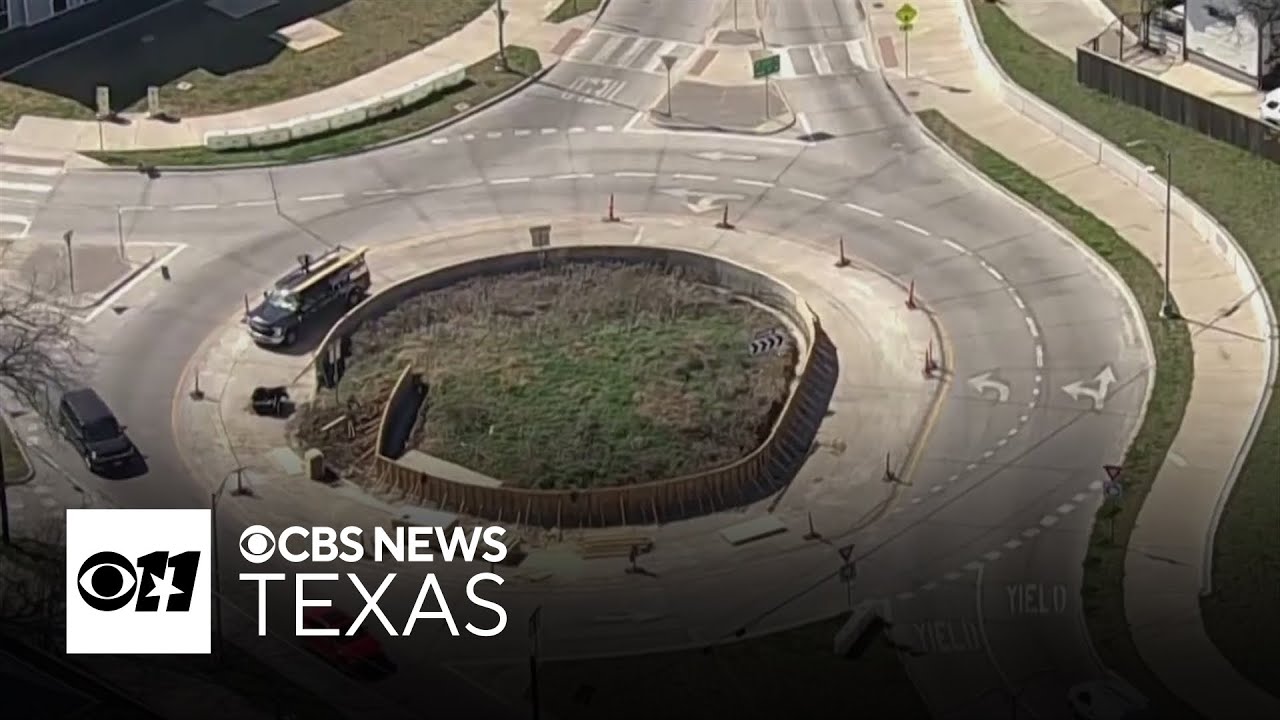 Long‑awaited safety fix underway at crash‑plagued Oak Cliff roundabout