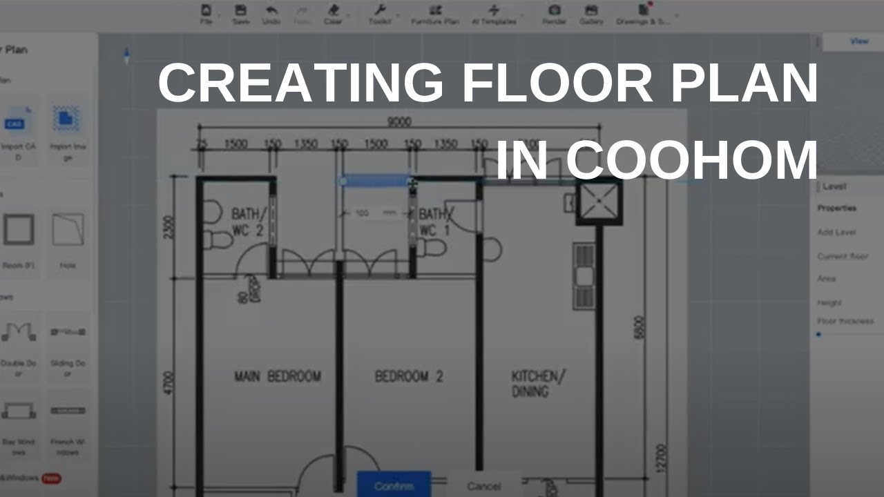How to Create Floor Plan in Coohom