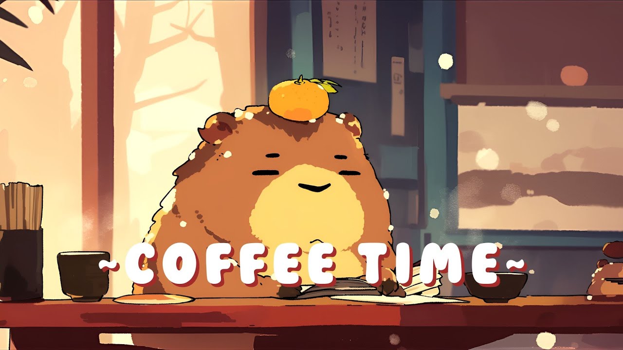 Capybara Lofi Music Station - Relaxing Tunes Collection ~ Dreamy Vibes ~ 🦫 🎵 🌙