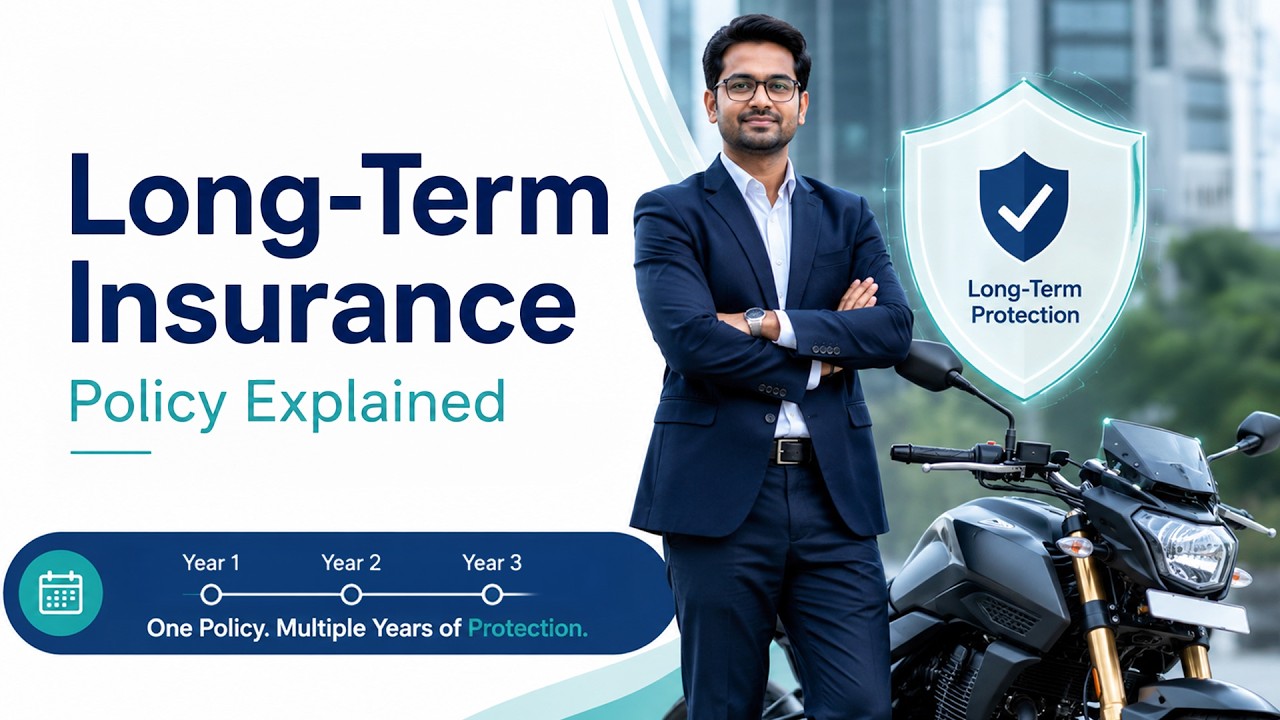 What Is a Long-Term Two-Wheeler Insurance Policy? Explained | Bajaj Markets
