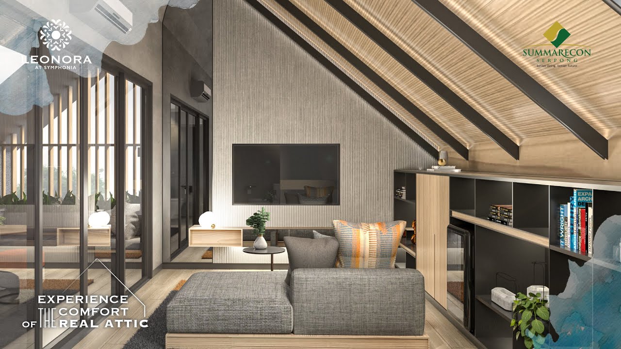 Cluster Leonora Summarecon Serpong, Experience The Comfort of The Real Attic only at