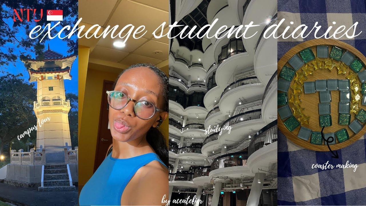 *REALISTIC * day in the life of an NTU exchange student| mini campus tour, class & more