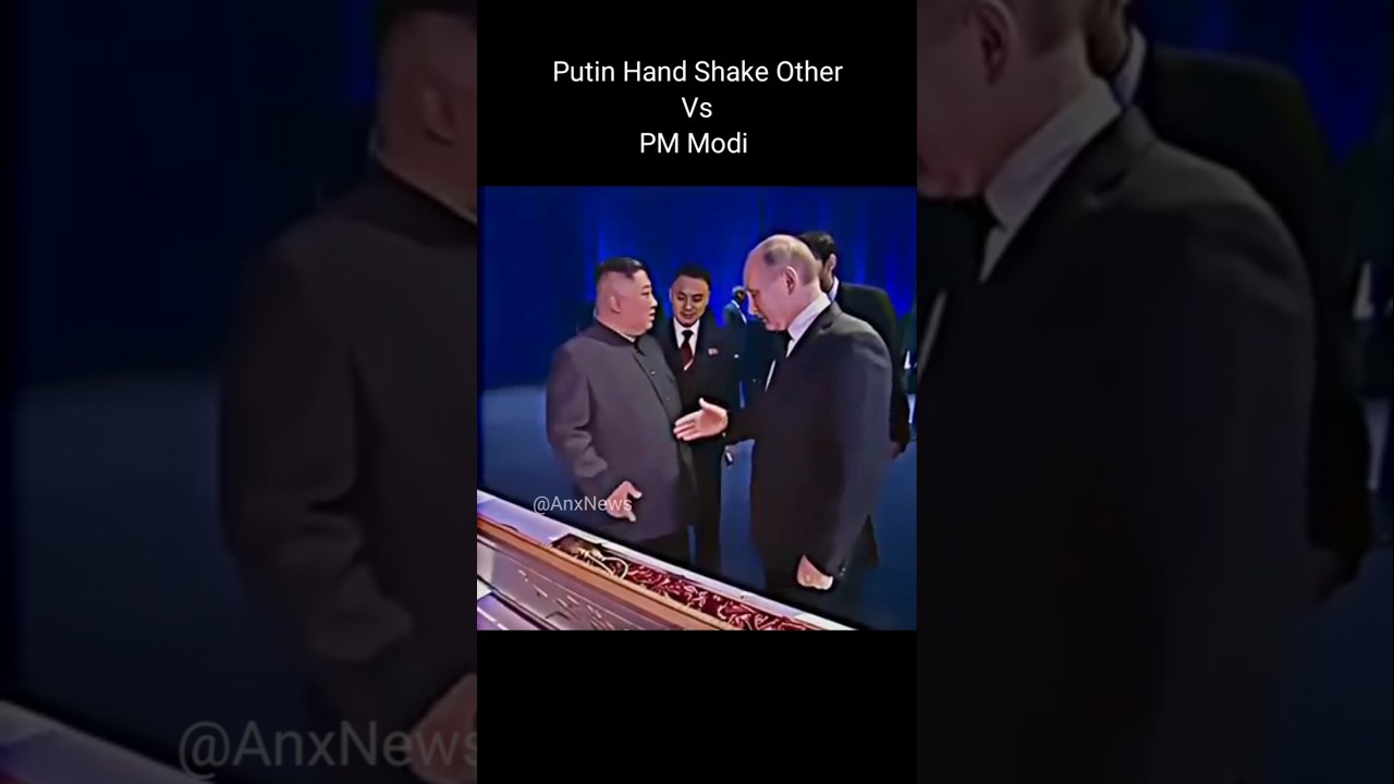 Putin Hand Shake Other Vs PM Modi Modi 🤝 Putin Friendship #putin #handshake #modipower