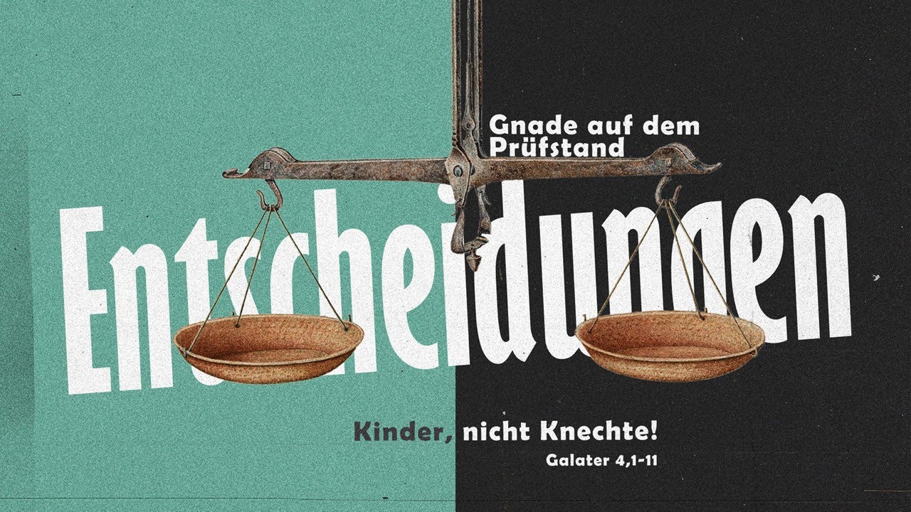 Kinder, nicht Knechte!
